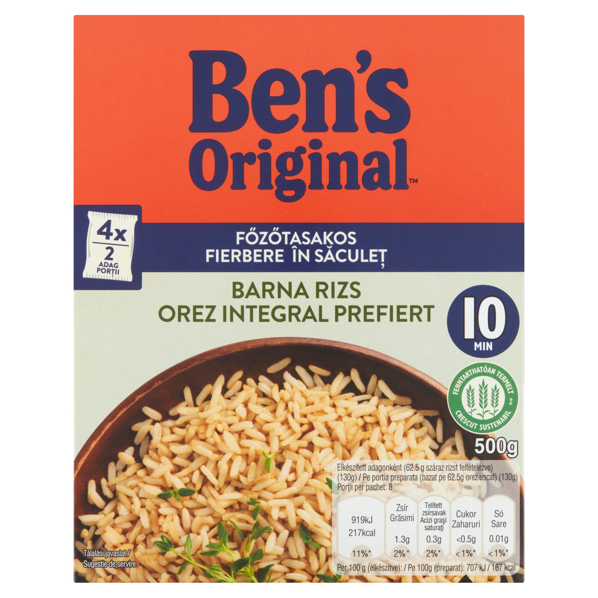 Ben's Original főzőtasakos barna rizs