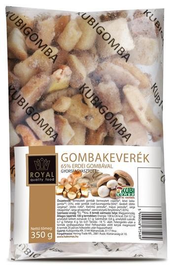 Royal gombakeverék (65% erdei gombával)