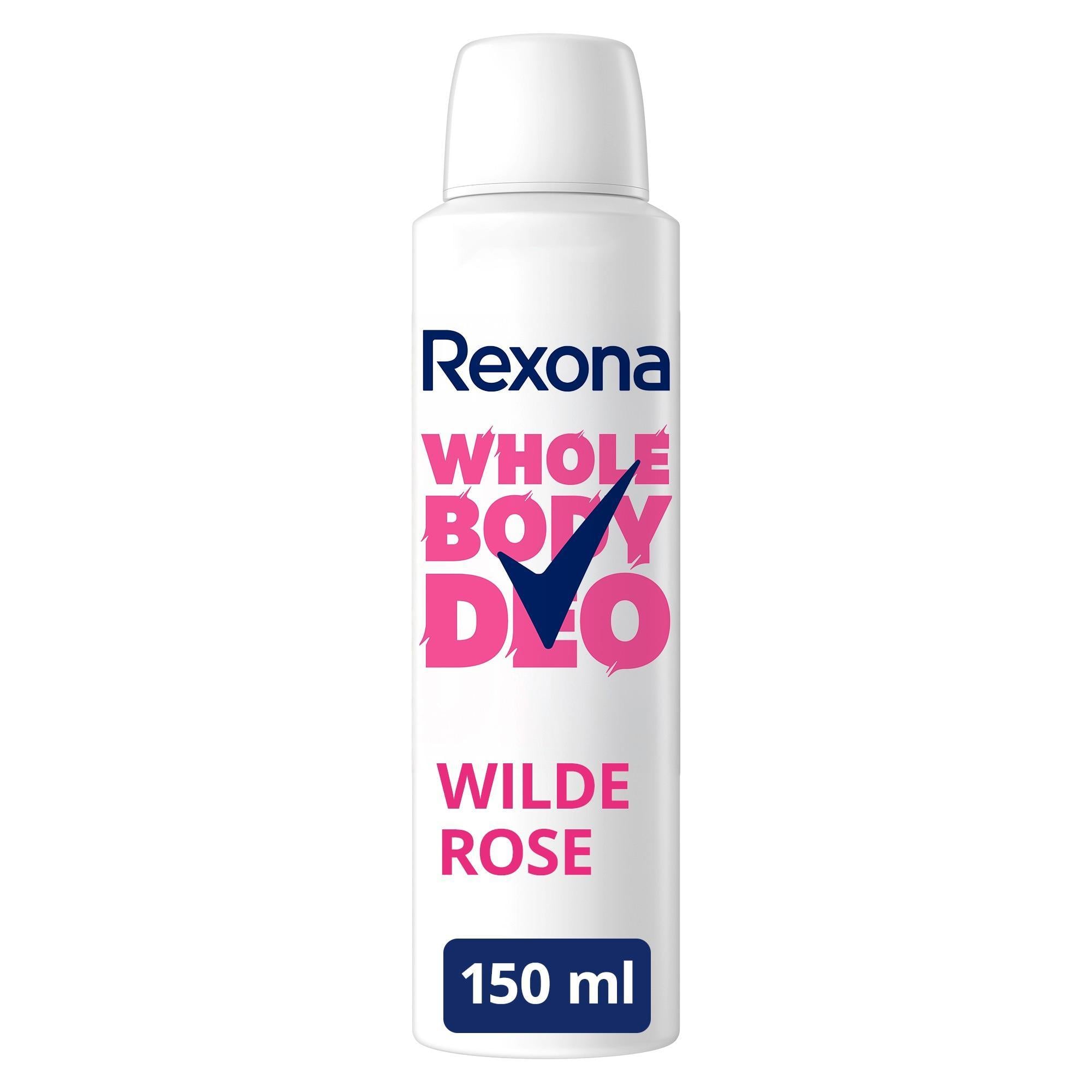 Rexona Wild Rose illatú teljes test dezodor, 150ml