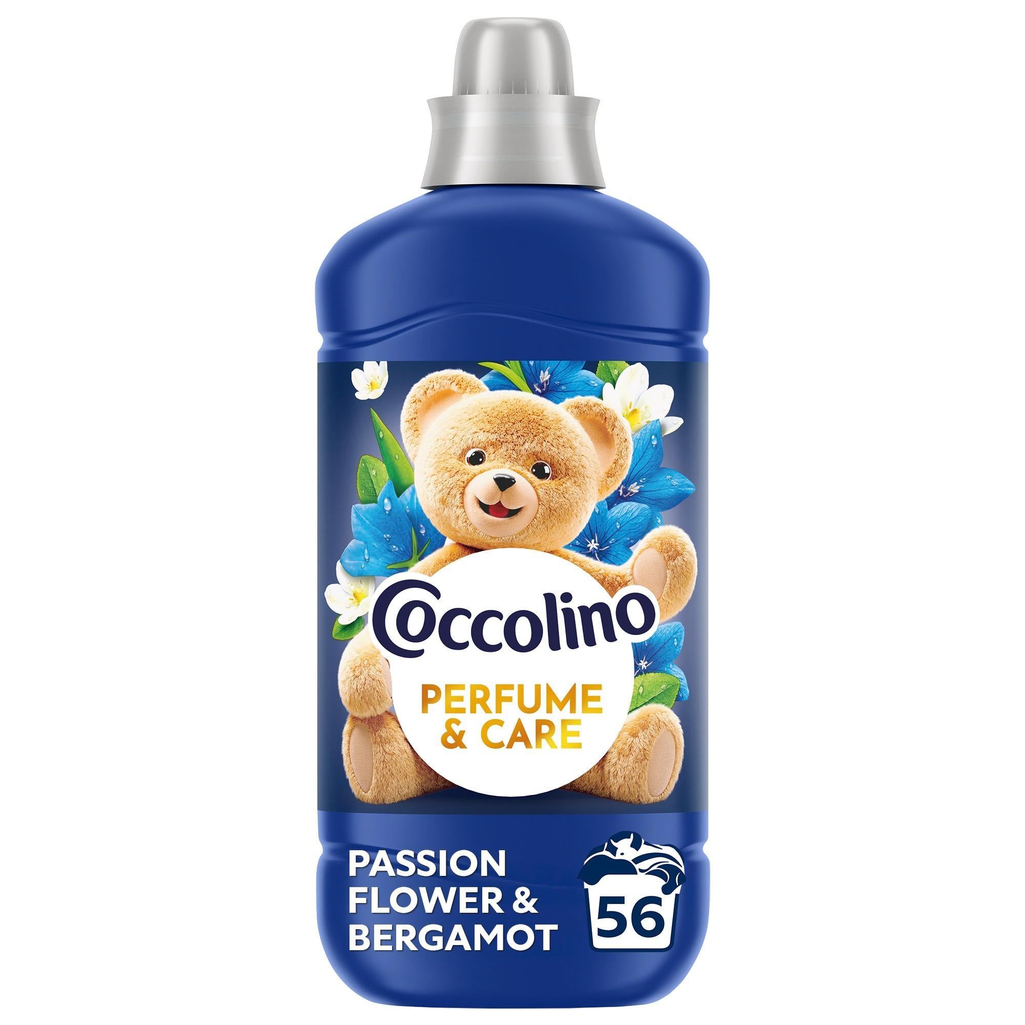 Coccolino Perfume&Care Passion Flower&Bergamot öblítő, 56 mosás, 1288 ml