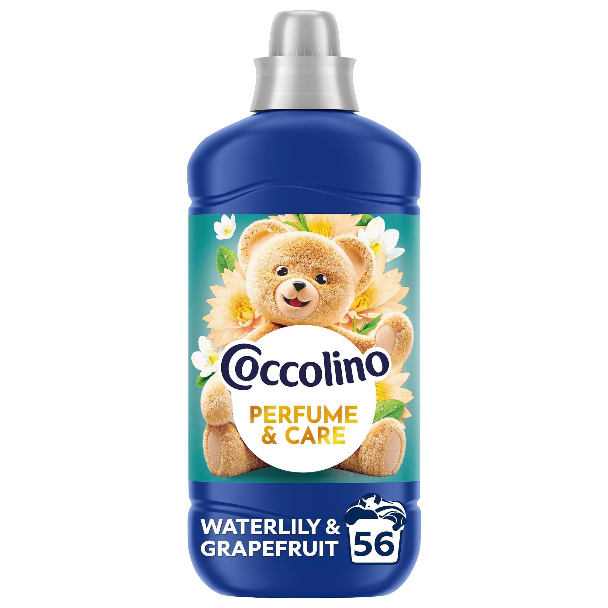 Coccolino Perfume&Care Waterlily & Grapefruit öblítő, 56 mosás, 1288 ml