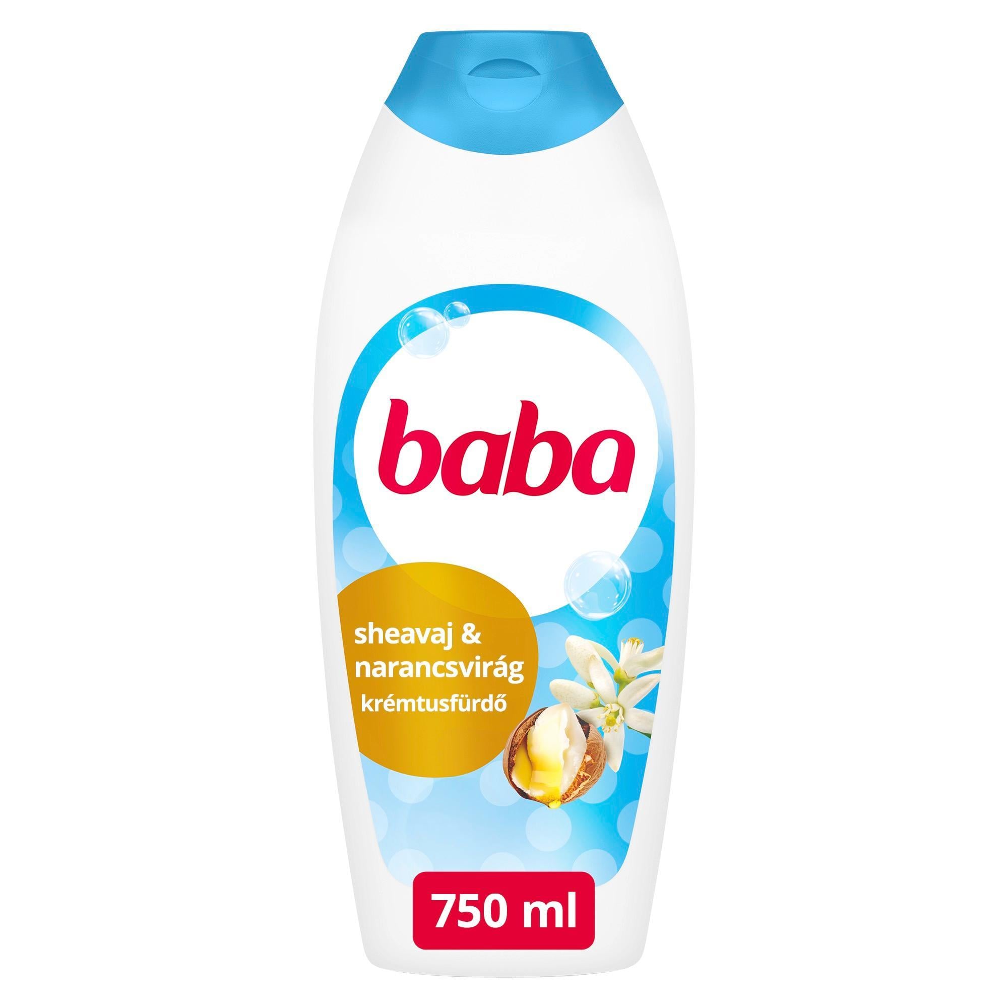 Baba tusfürdő Sheavaj és Narancsvirág illattal 750ml