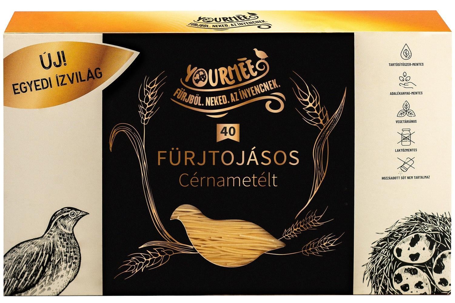 Yourméé 40 fürjtojásos száraztészta, cérnametélt