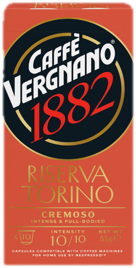 Caffe Vergnano Riserva Torino Cremoso közepes pörkölésű szemes kávé