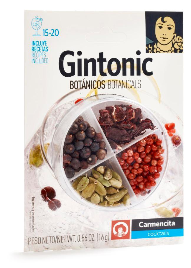 Carmencita Gin-Tonic fűszer osztott tégelyben 4 féle fűszerrel