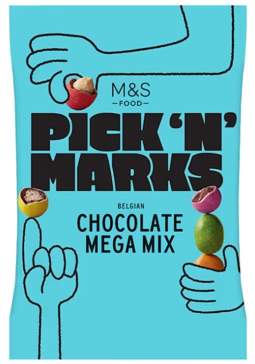 Marks & Spencer Pick 'n' Marks belga csokoládé mega mix