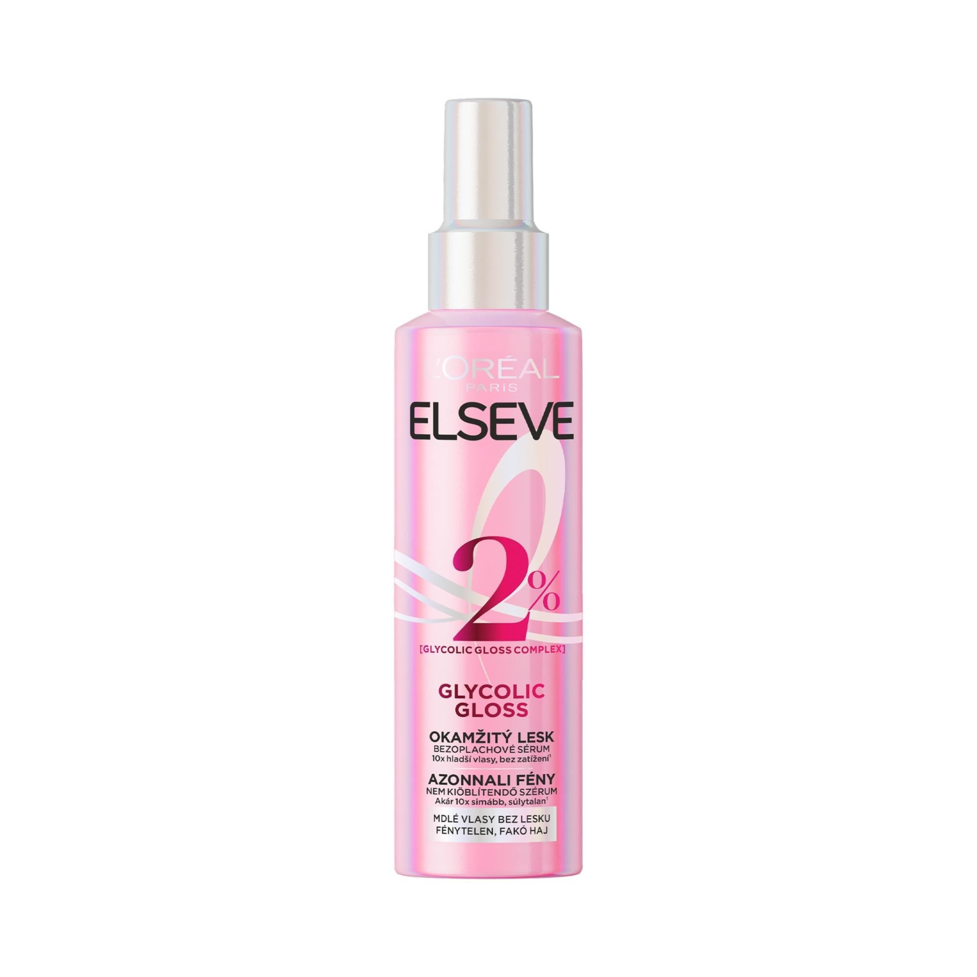 Elseve Glycolic Gloss szérum az azonnali fényességért
