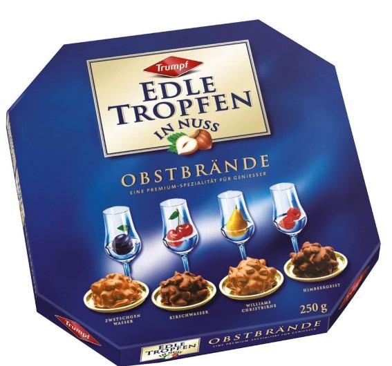 Edle Tropfen Pálinkával töltött desszert