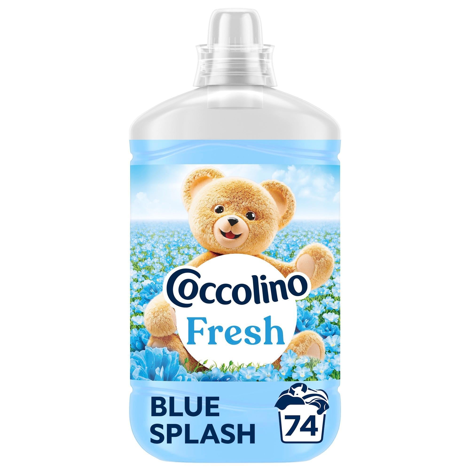 Coccolino Fresh&Soft Blue Splash öblítő, 74 mosás, 1702 ml
