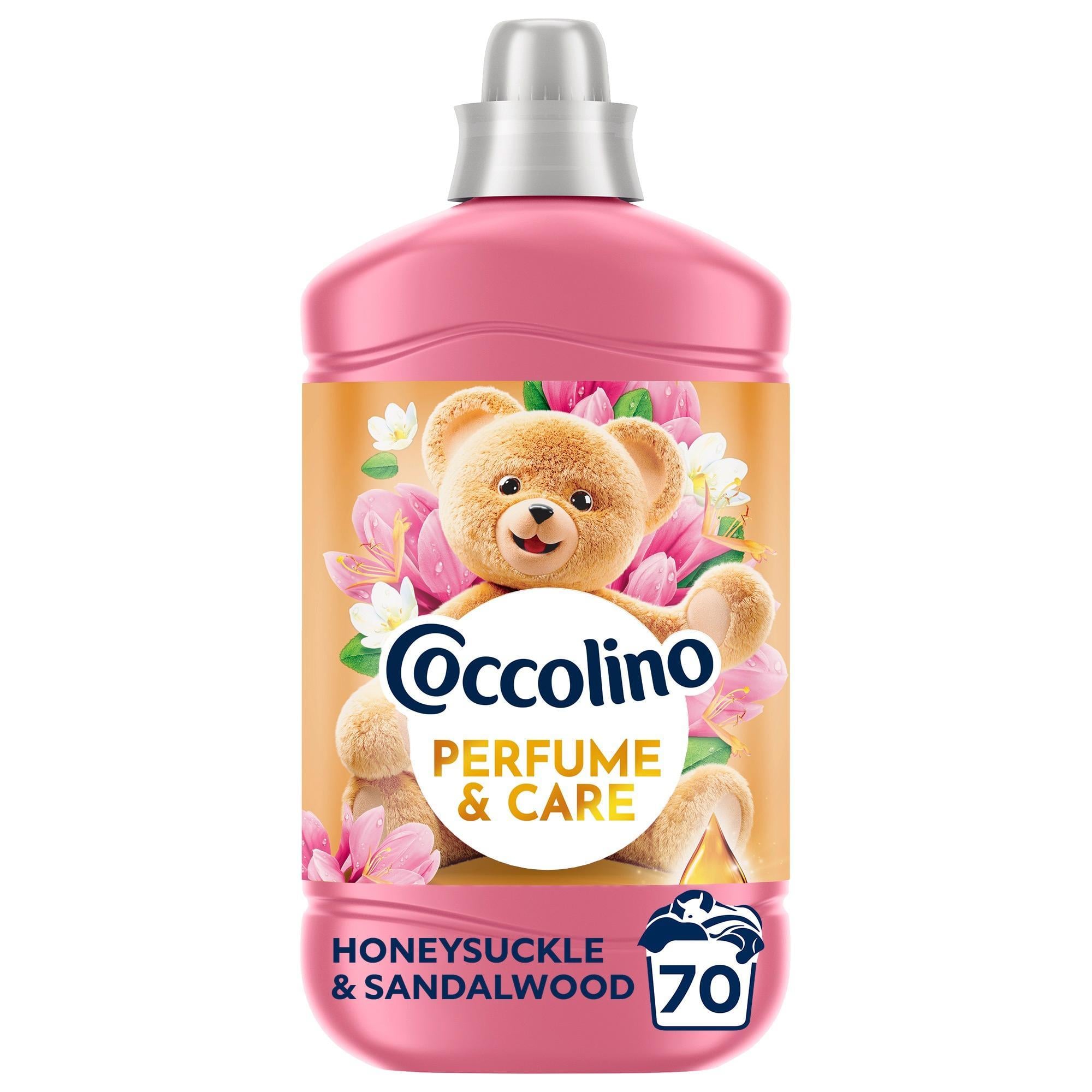 Coccolino Perfume&Care Honeysuckle & Sandalwood öblítő, 70 mosás, 1610 ml