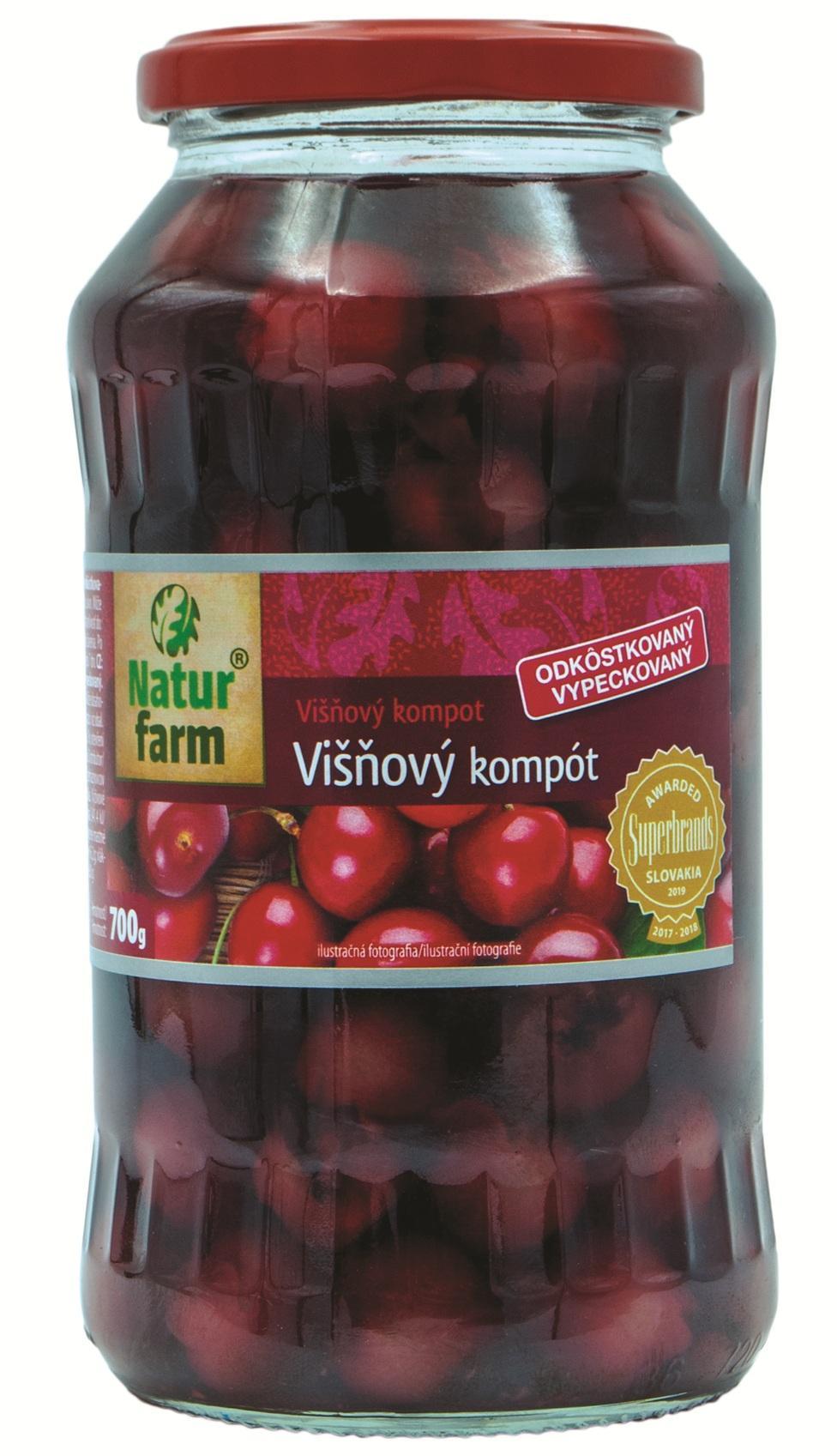 Natur Farm magozott Meggybefőtt (700 g)