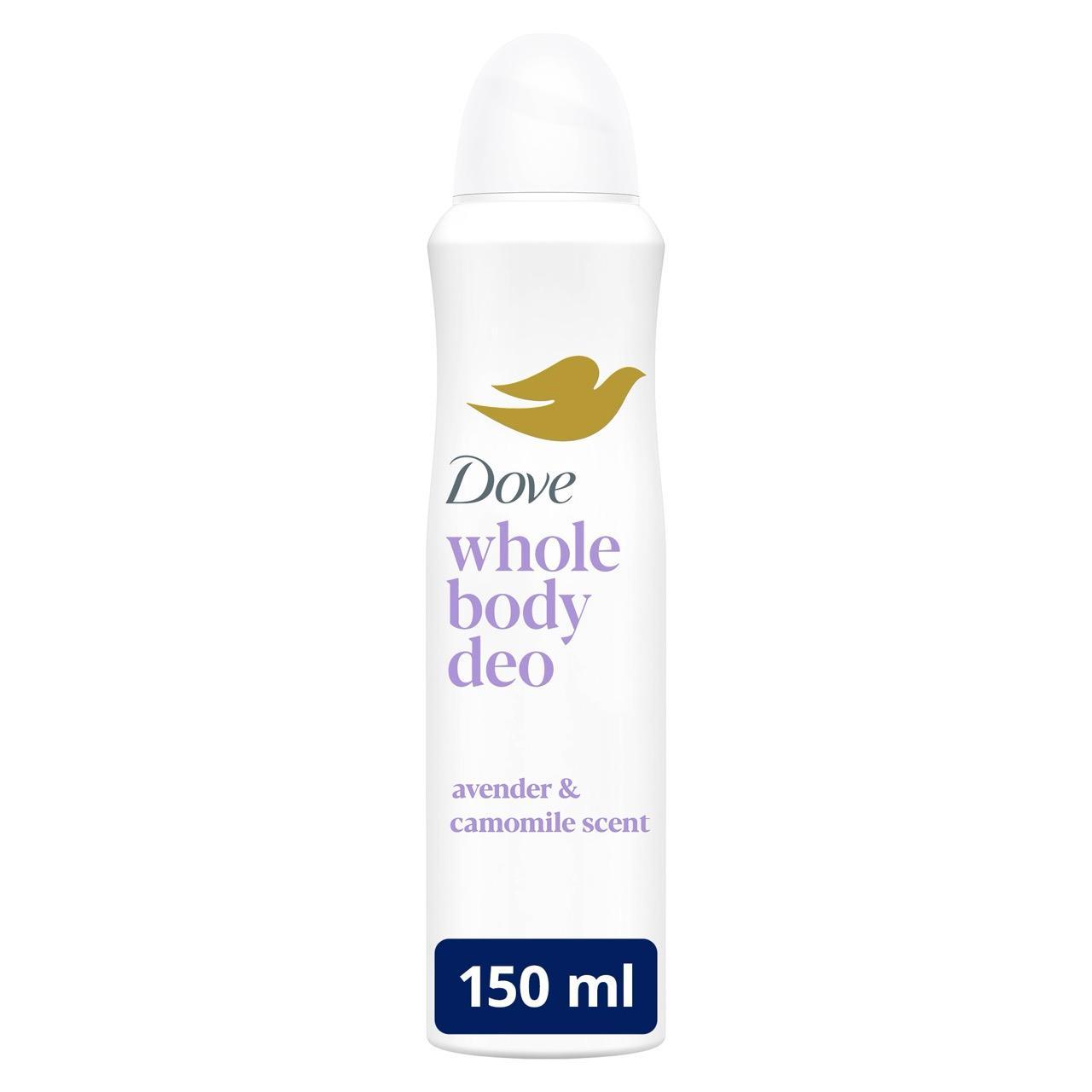 Dove Levendula & Kamilla illatú teljes test dezodor, 150 ml