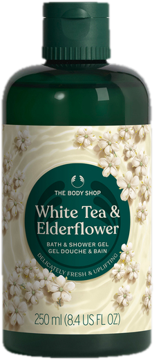 The Body Shop fehér tea és bodzavirág tusfürdő