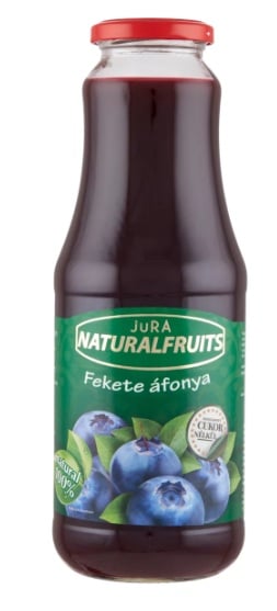 Jura Fekete áfonya 100%-os gyümölcslé hozzáadott cukor nélkül