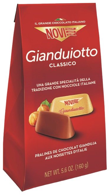 Novi Praliné Gianduiotto CLASSICO mogyorós tejcsokoládé