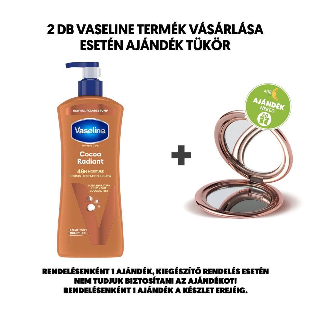 Vaseline Cocoa Radiant hidratáló kakaóvajas testápoló, 600 ml