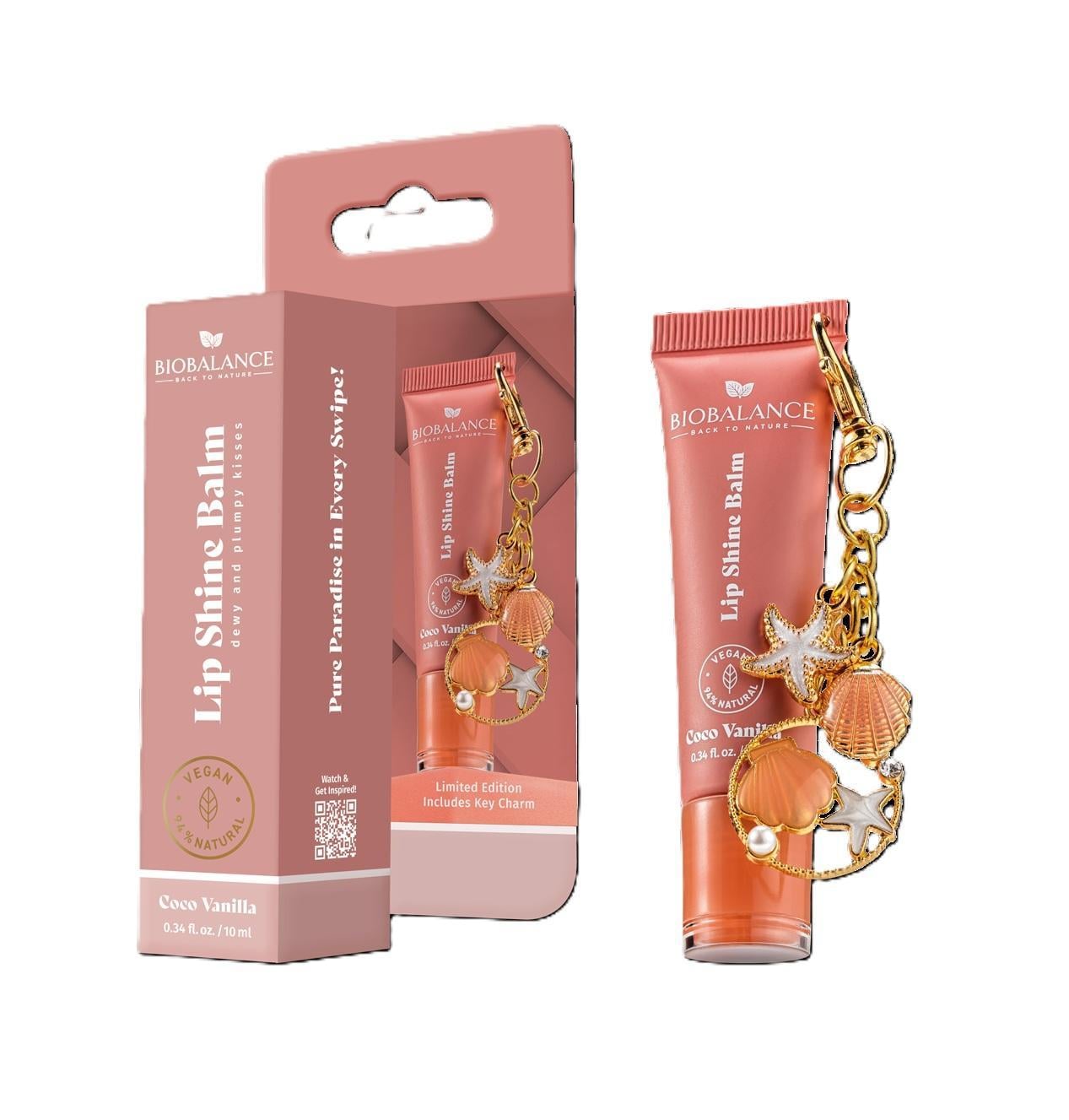 Biobalance Coco Vanilla 3in1 ajakbalzsam kulcstartóval
