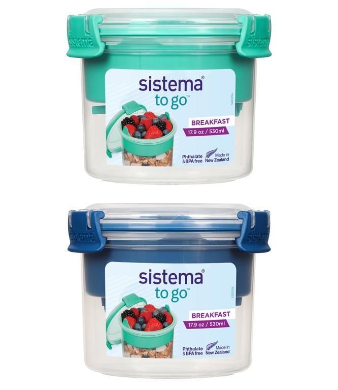 Sistema TO GO Ételtároló reggelire + tál
