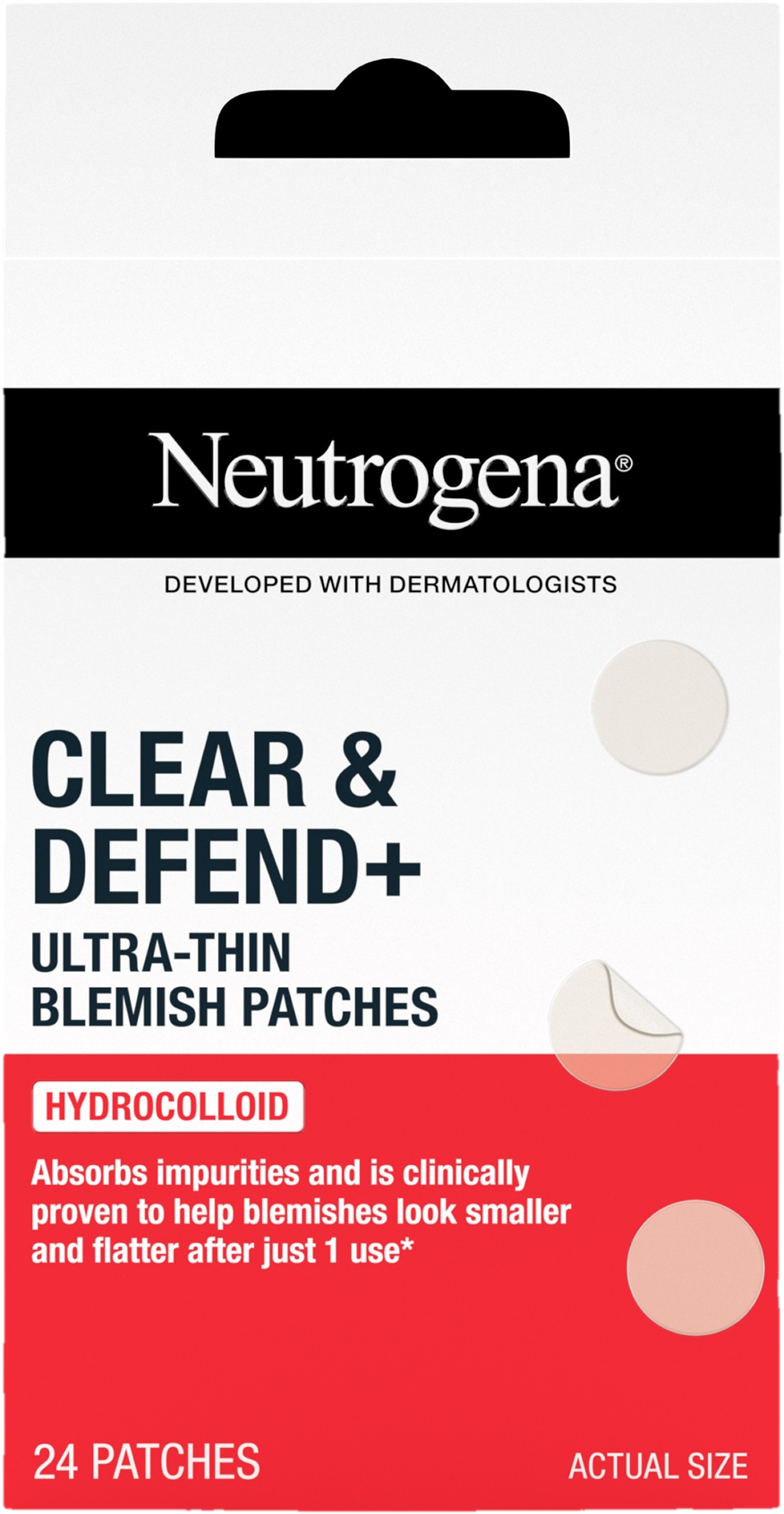 NEUTROGENA  Clear & Defend+ pattanás elleni tapasz 30 db