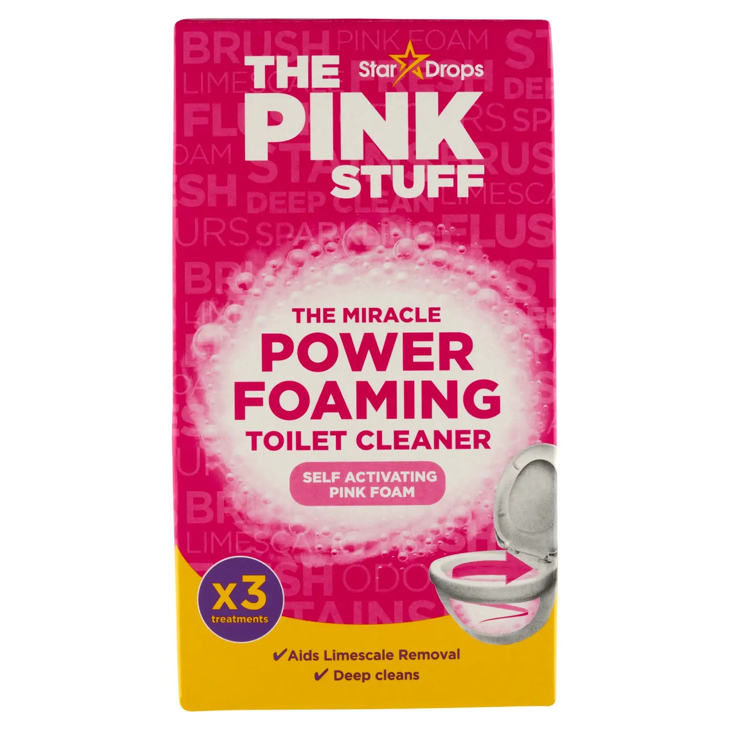 The Pink Stuff foaming toilet cleaner
