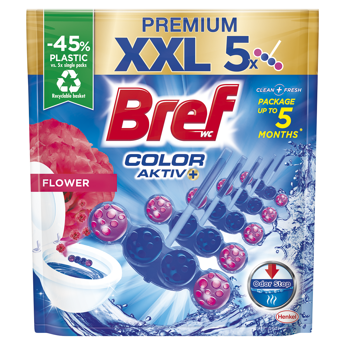 Bref Color Aktiv Flower 5x50 g