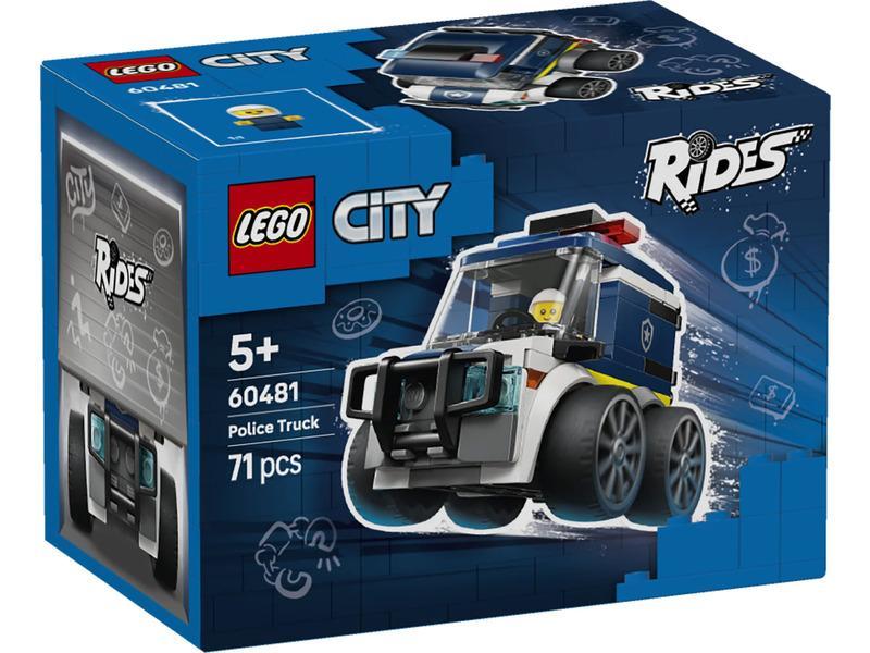 LEGO City 60481 Járgányok – rendőrségi teherautó