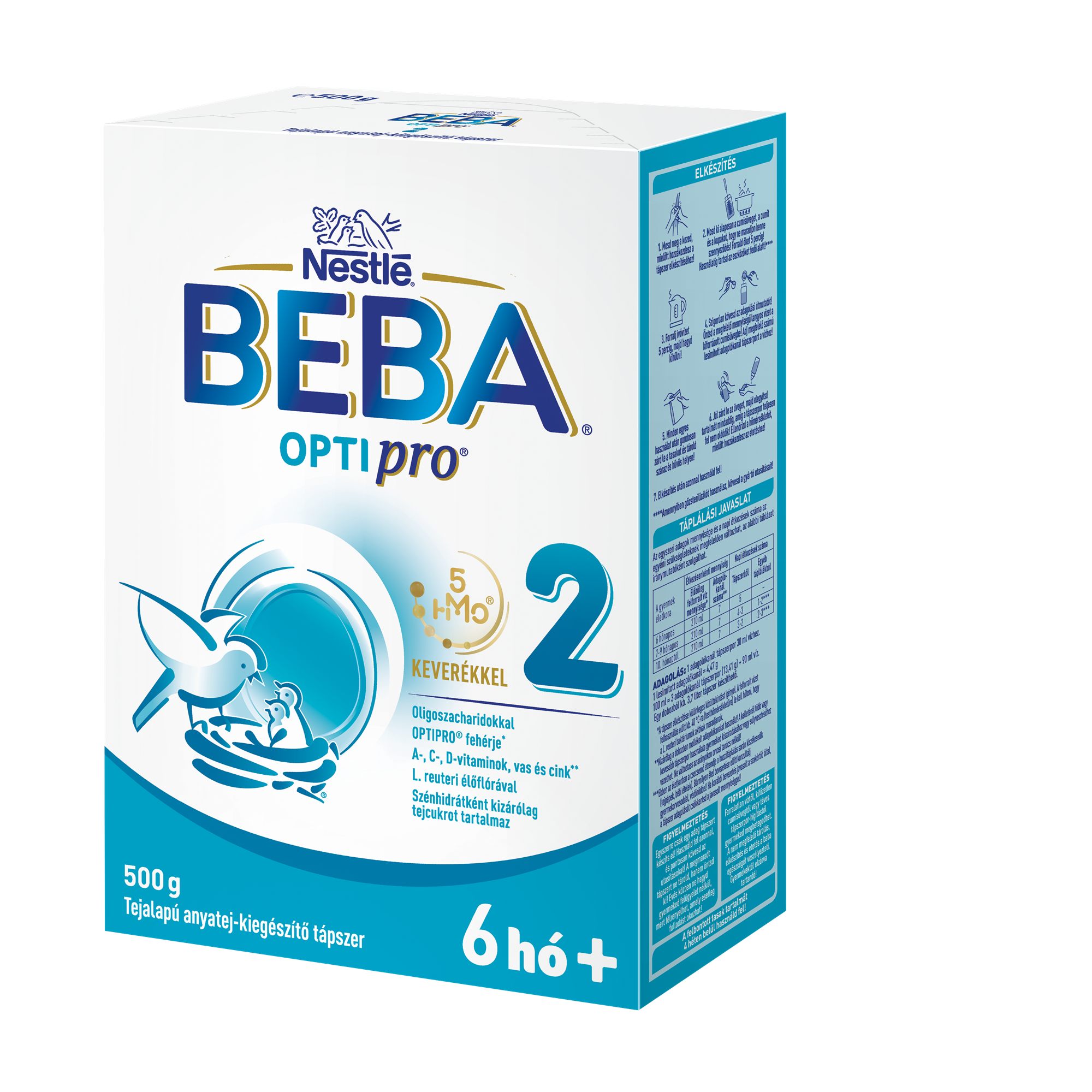BEBA Optipro 2 tejalapú anyatej-kiegészítő tápszer