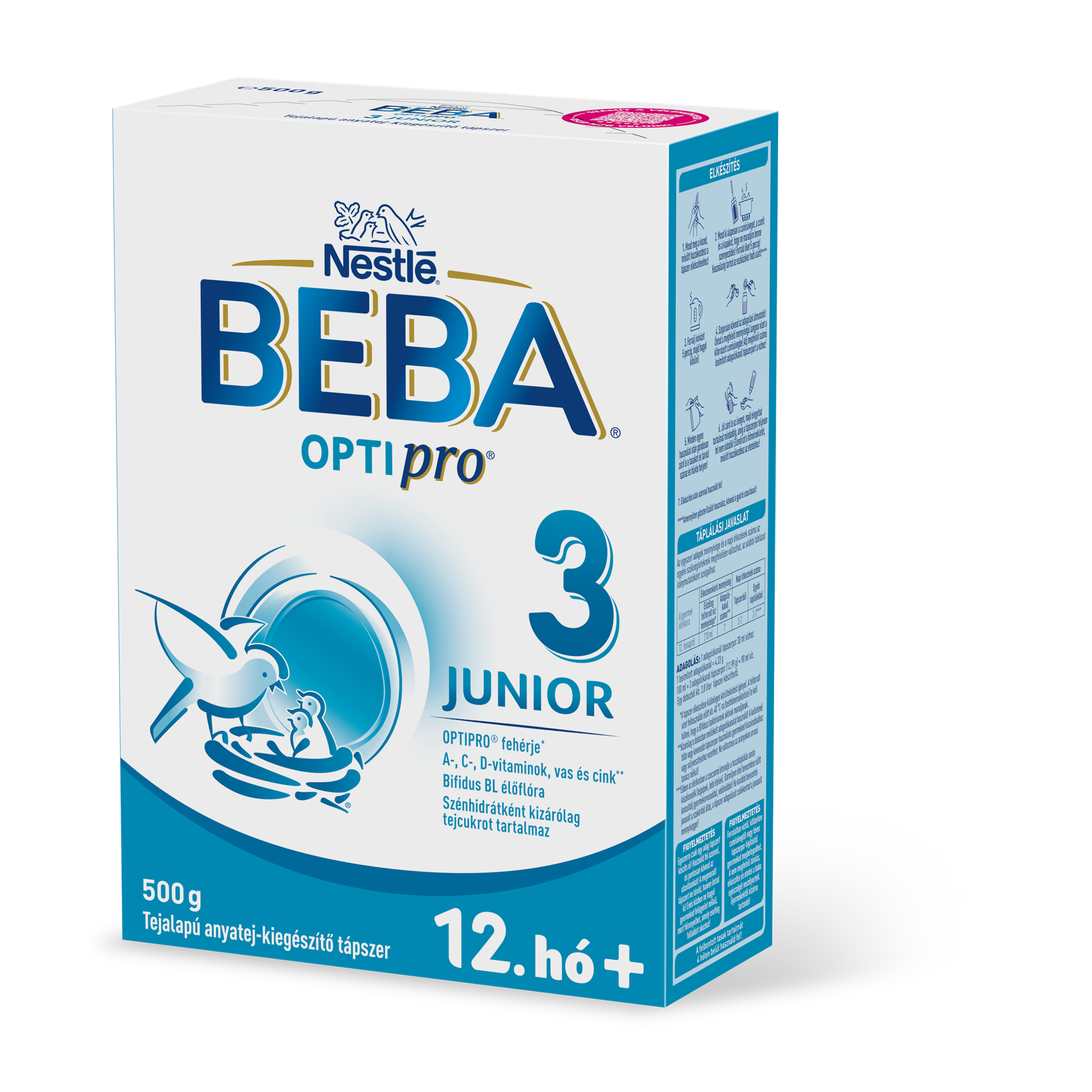 BEBA Optipro 3 Junior tejalapú anyatej-kiegészítő tápszer