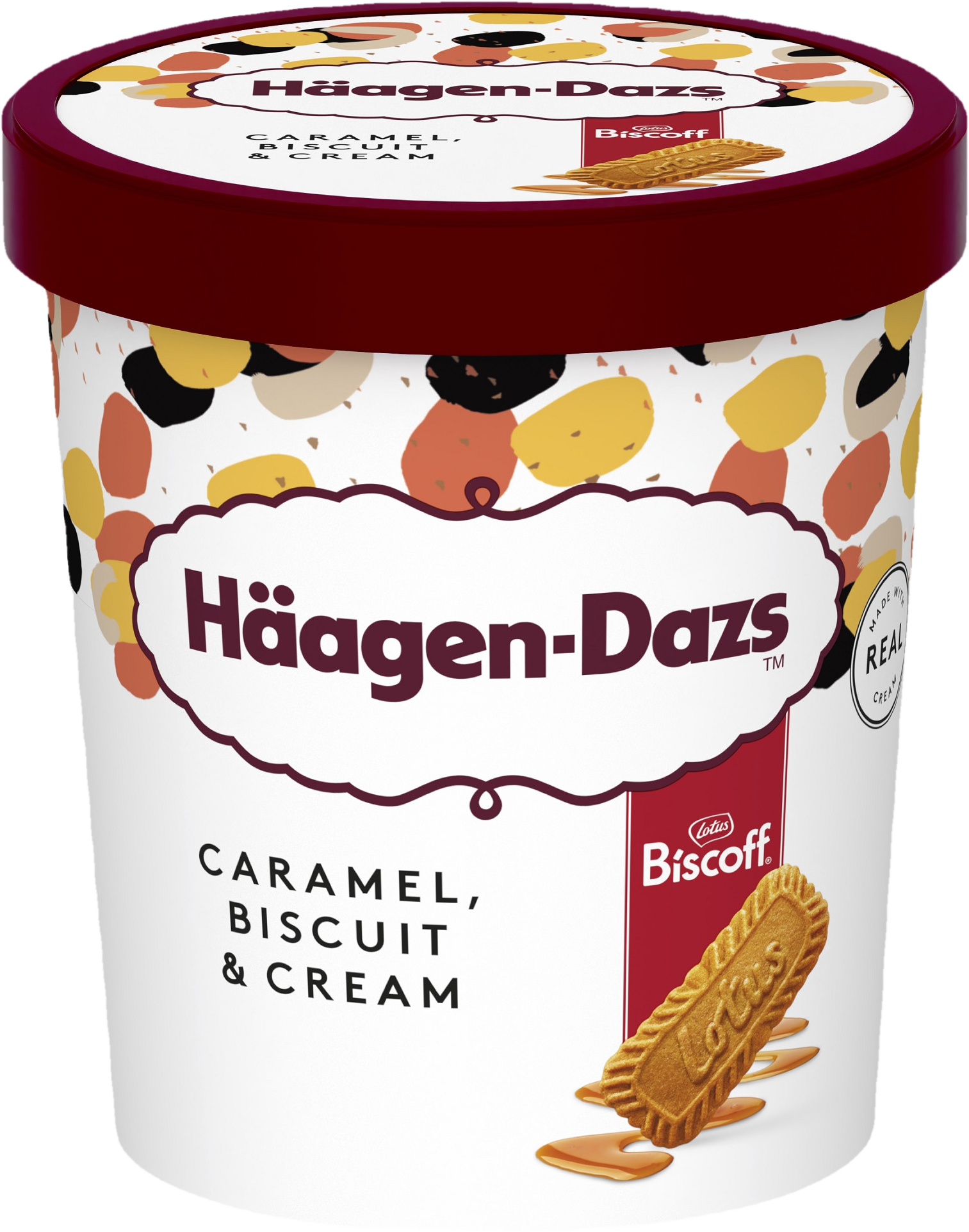 Häagen-Dazs Karamellás jégkrém keksz darabokkal