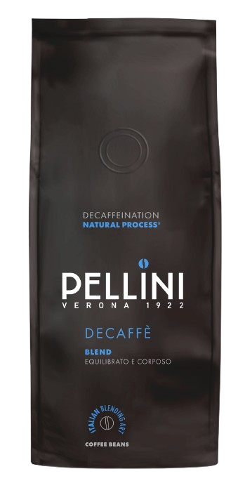 PELLINI DECAFFÉ Koffeinmentes szemes kávé