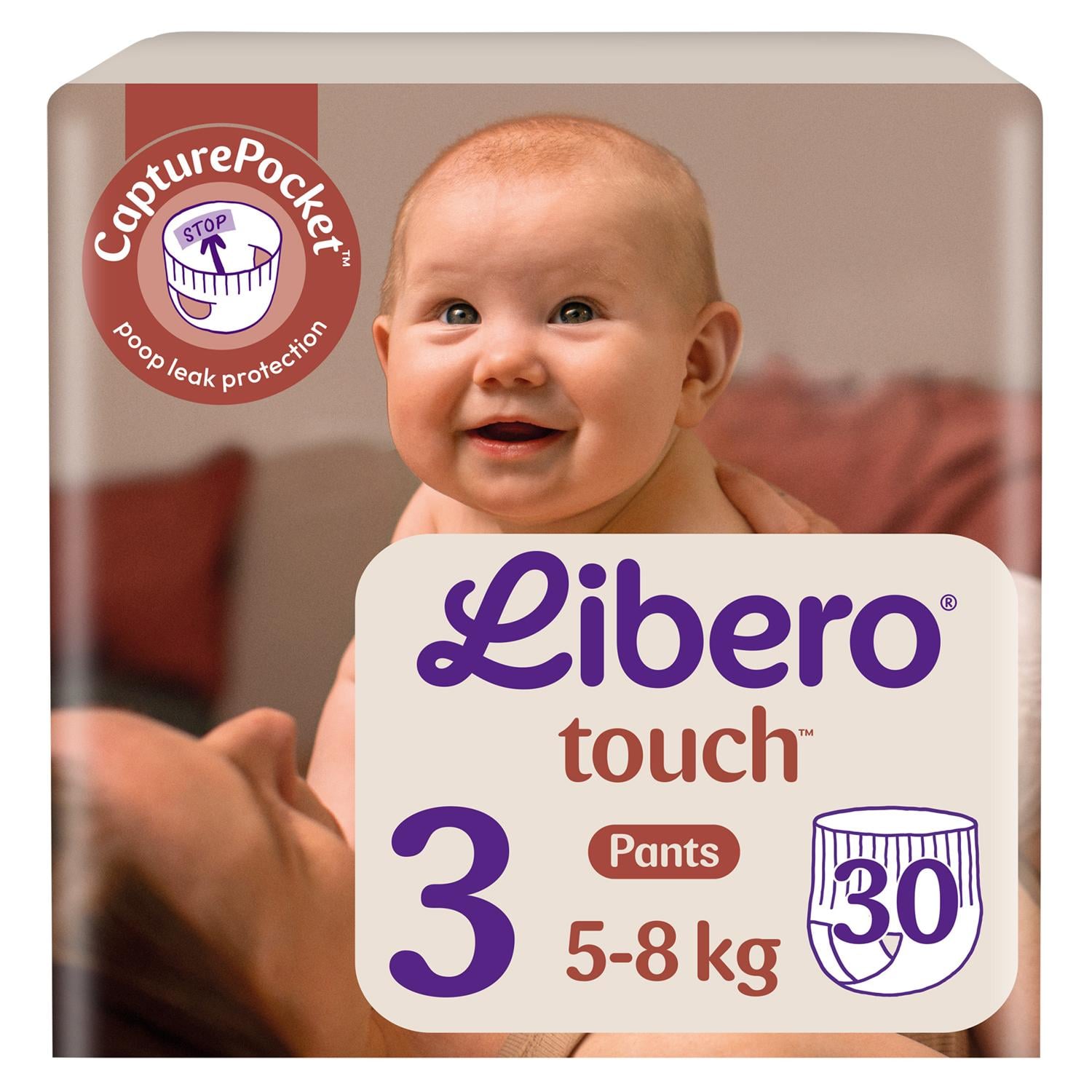 Libero Touch 3 bugyipelenka 5-8 kg (3-as méret)
