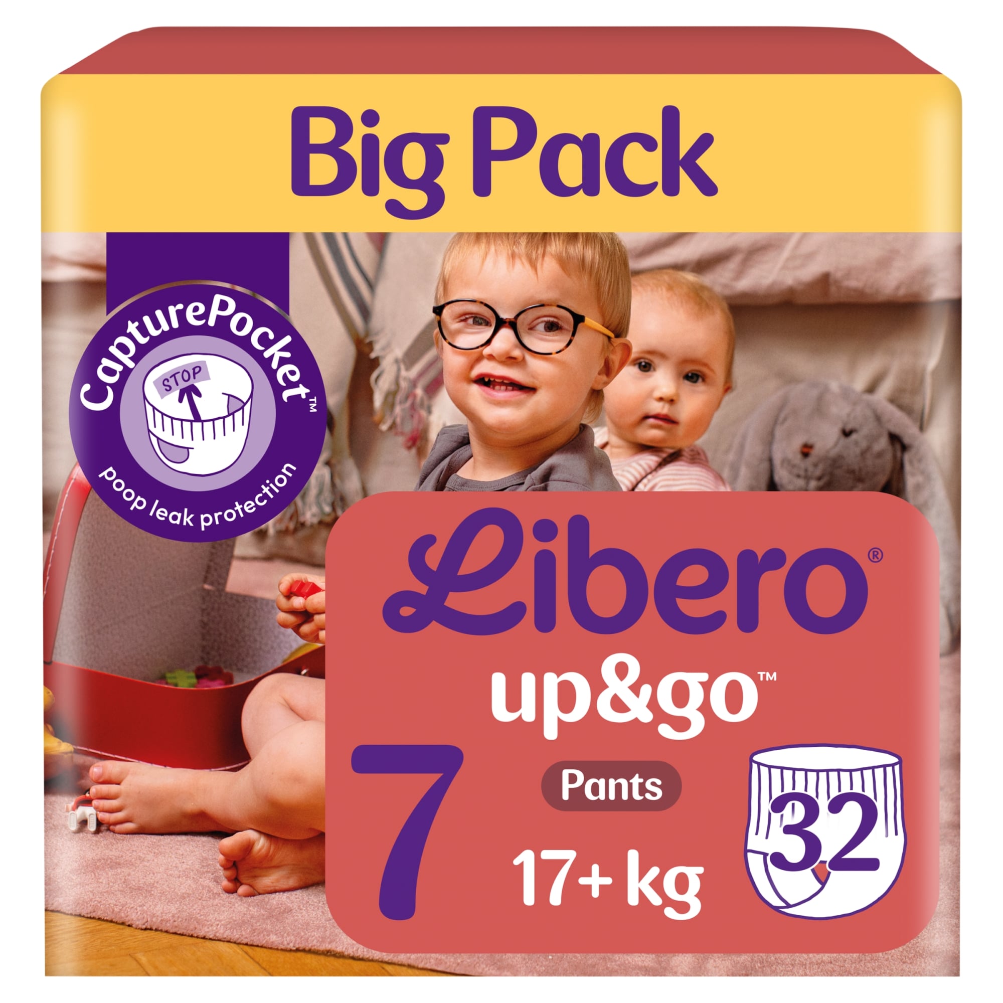 Libero Up&Go 7 BIG PACK bugyipelenka 17+ kg (7-es méret)