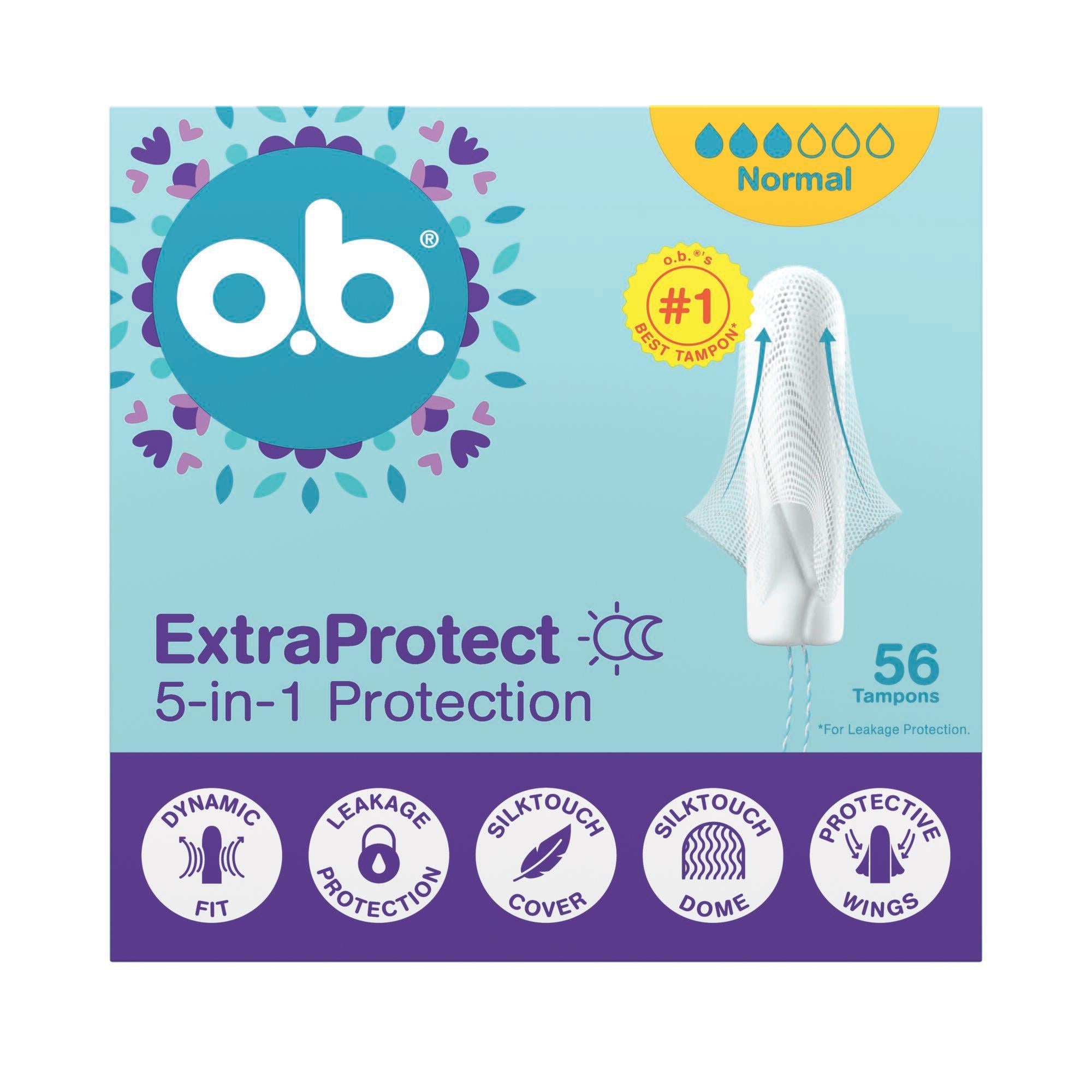 o.b. Extra Protect Normal tampon 56 db