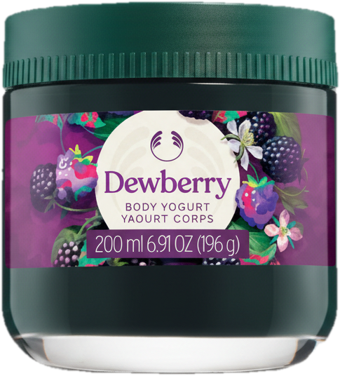 The Body Shop Dewberry testjoghurt