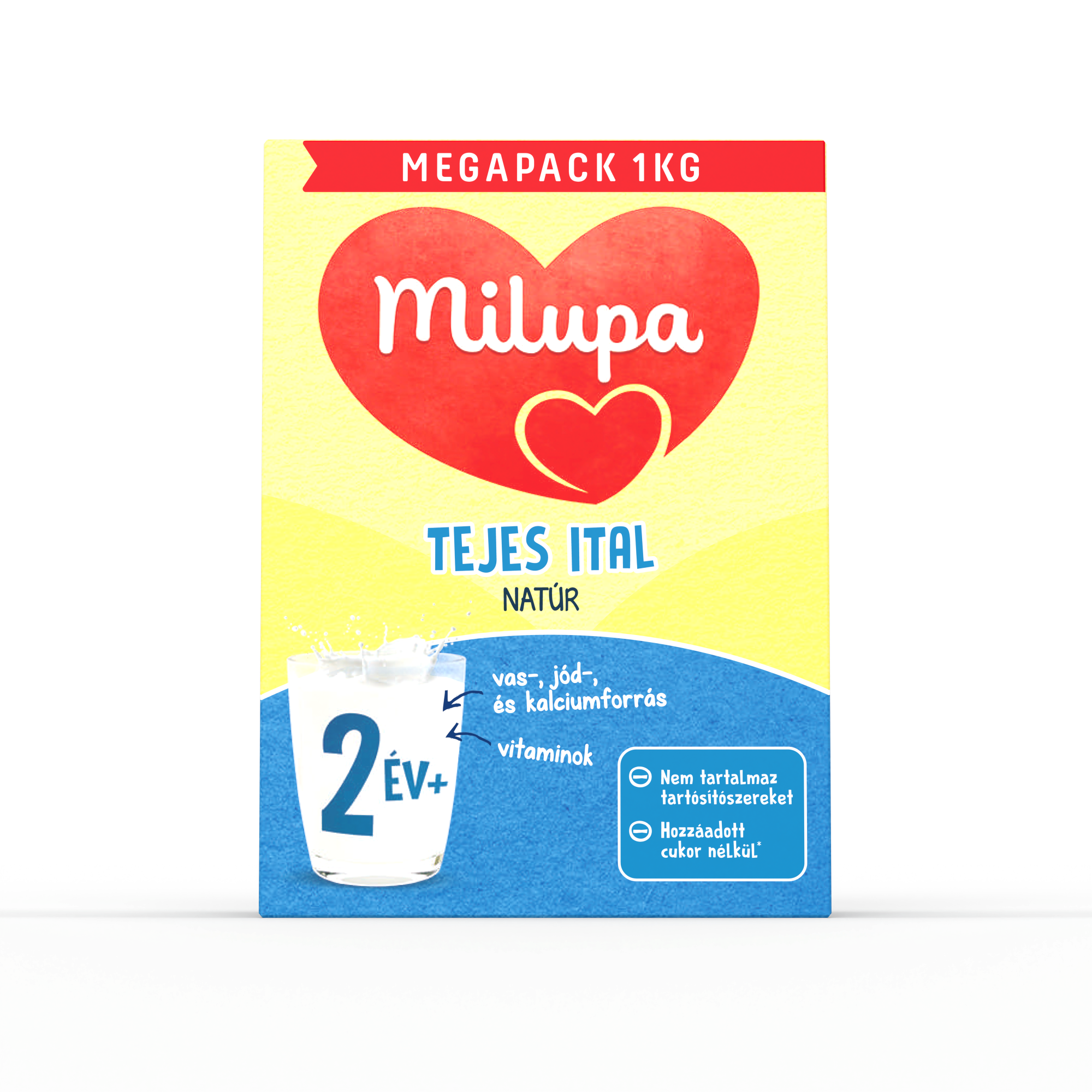 Milupa natúr tejes ital 2*500 g 2 éves kortól