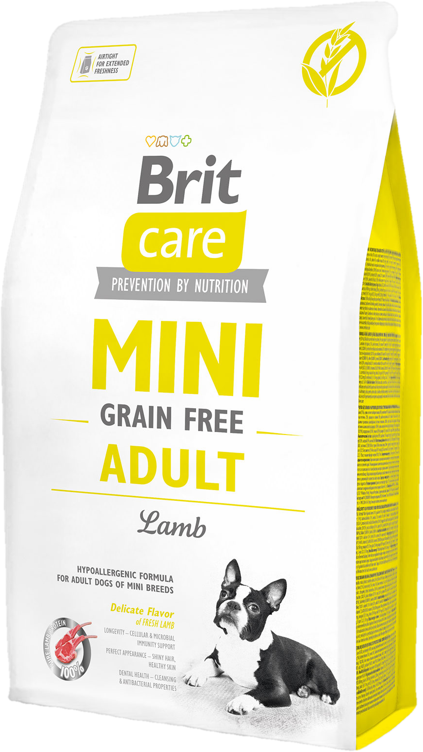 Brit Care Mini gabonamentes kutyatáp kistestű kutyáknak, bárány 2kg