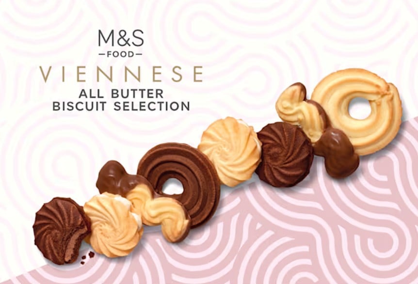 Marks & Spencer Vajas bécsi keksz válogatás