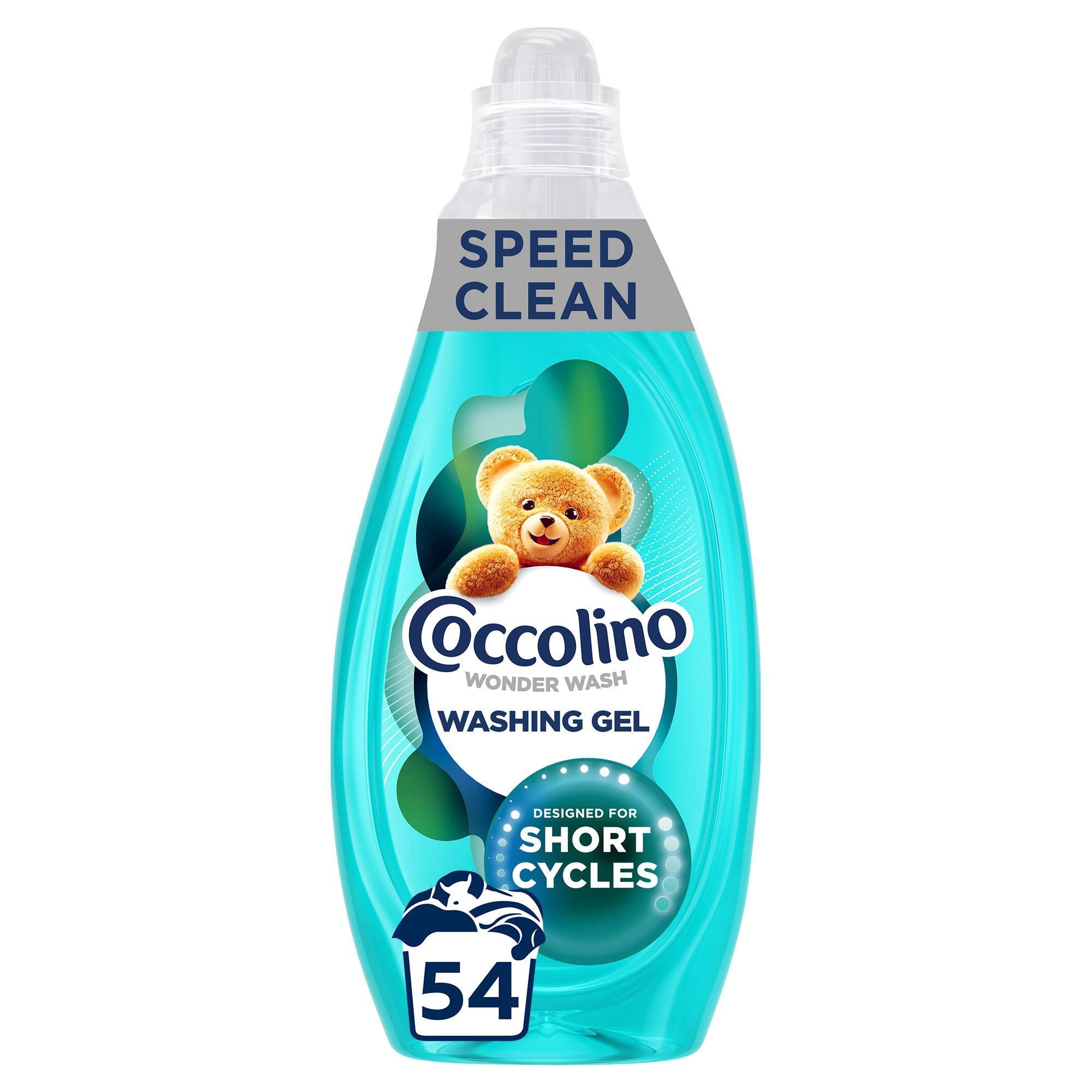 Coccolino Wonder Wash Speed Clean mosószer gyors mosáshoz, 2.16 l