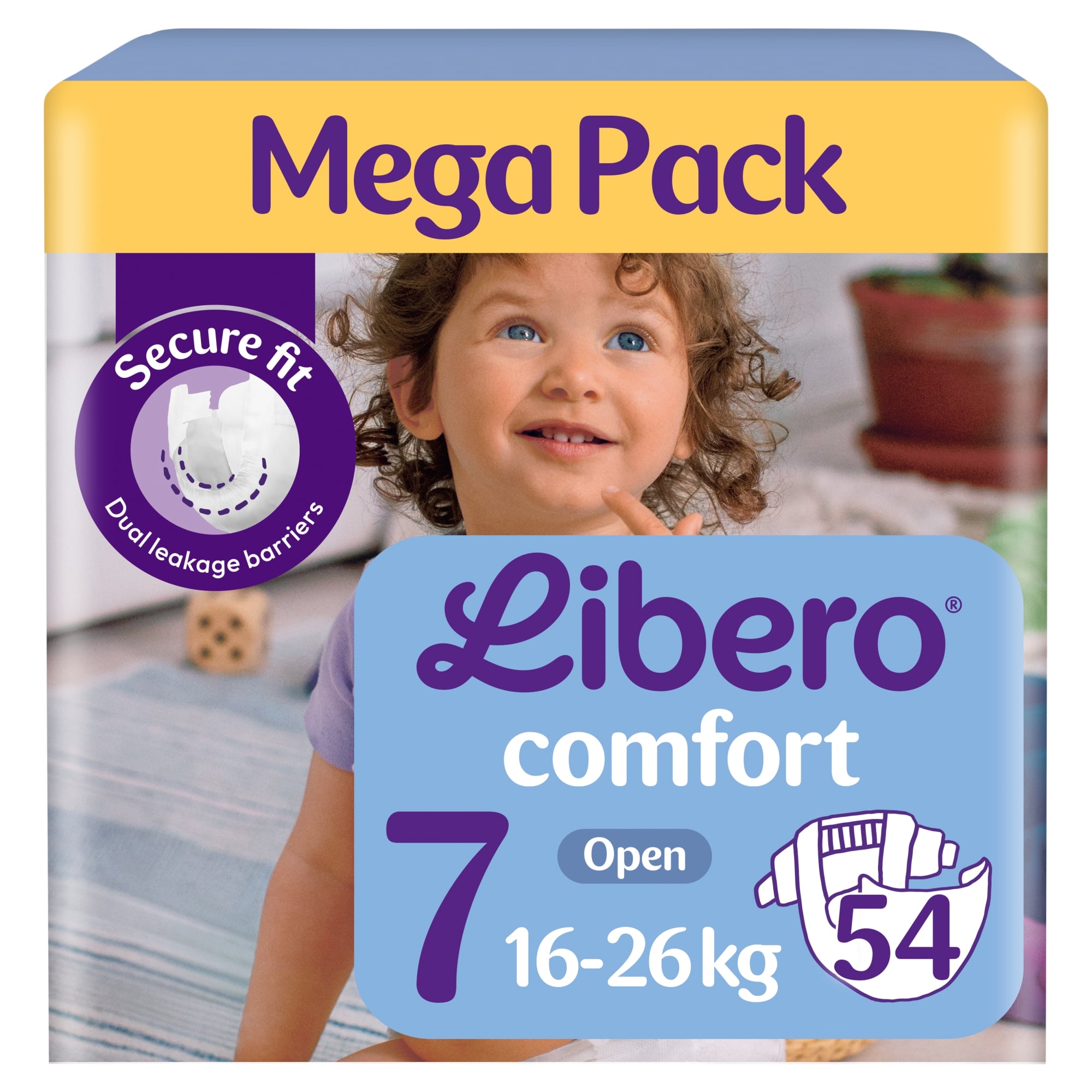 Libero Comfort 7 MEGA PACK pelenka 16-26 kg (7-es méret)