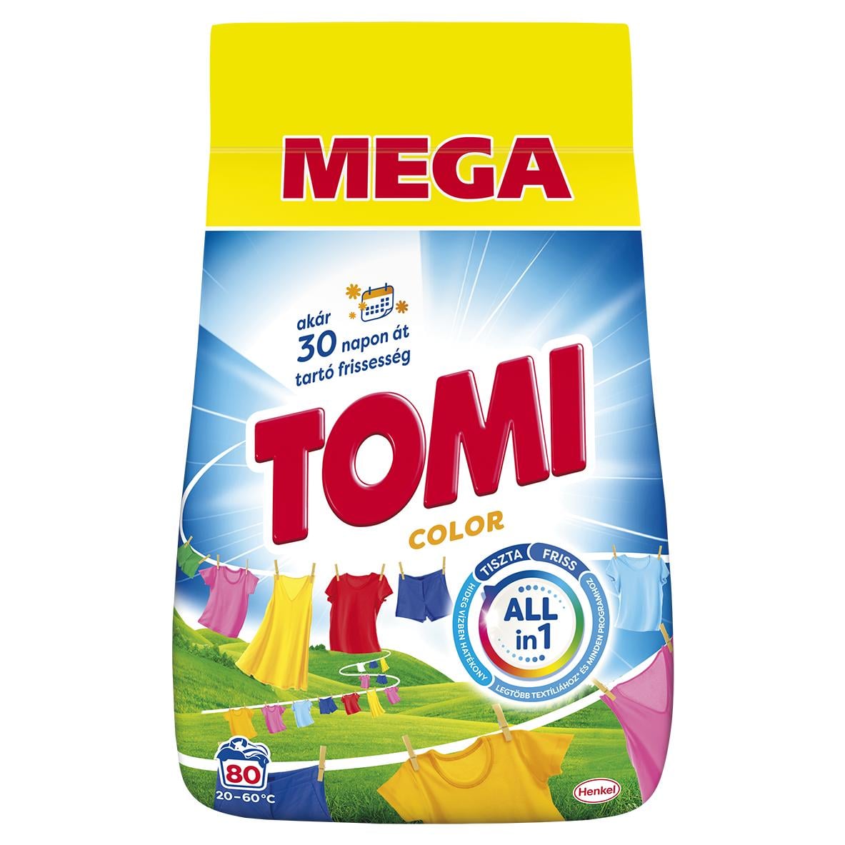 Tomi Color mosópor 80 mosás 4 kg