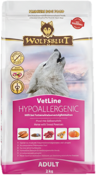 Wolfsblut VetLine hipoallergén száraz kutyatáp lóhússal 2kg