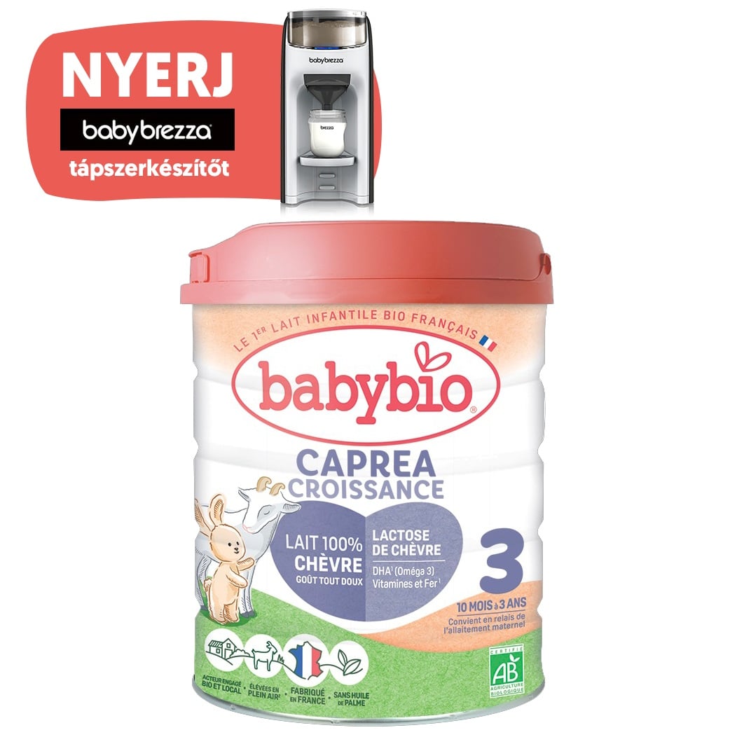 BabyBio Caprea 3 Kecsketej alapú anyatej-kiegészítő tápszer 10-36 hó
