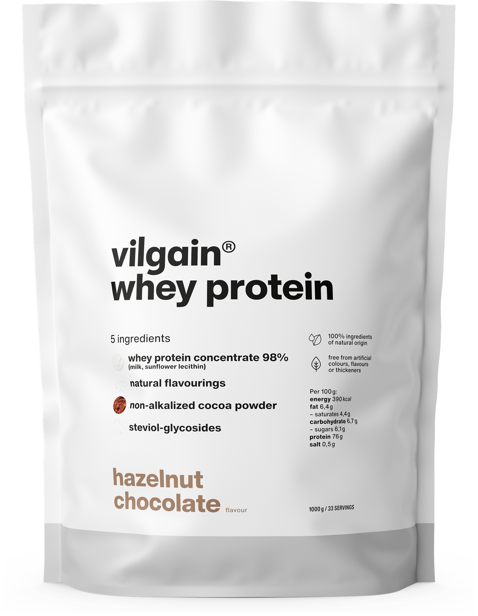 Vilgain Whey Protein Csokoládé mogyoróval