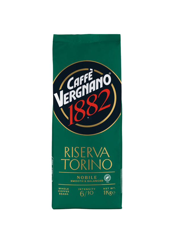 Caffe Vergnano Riserva Torino Nobilo világos pörkölésű szemes kávé
