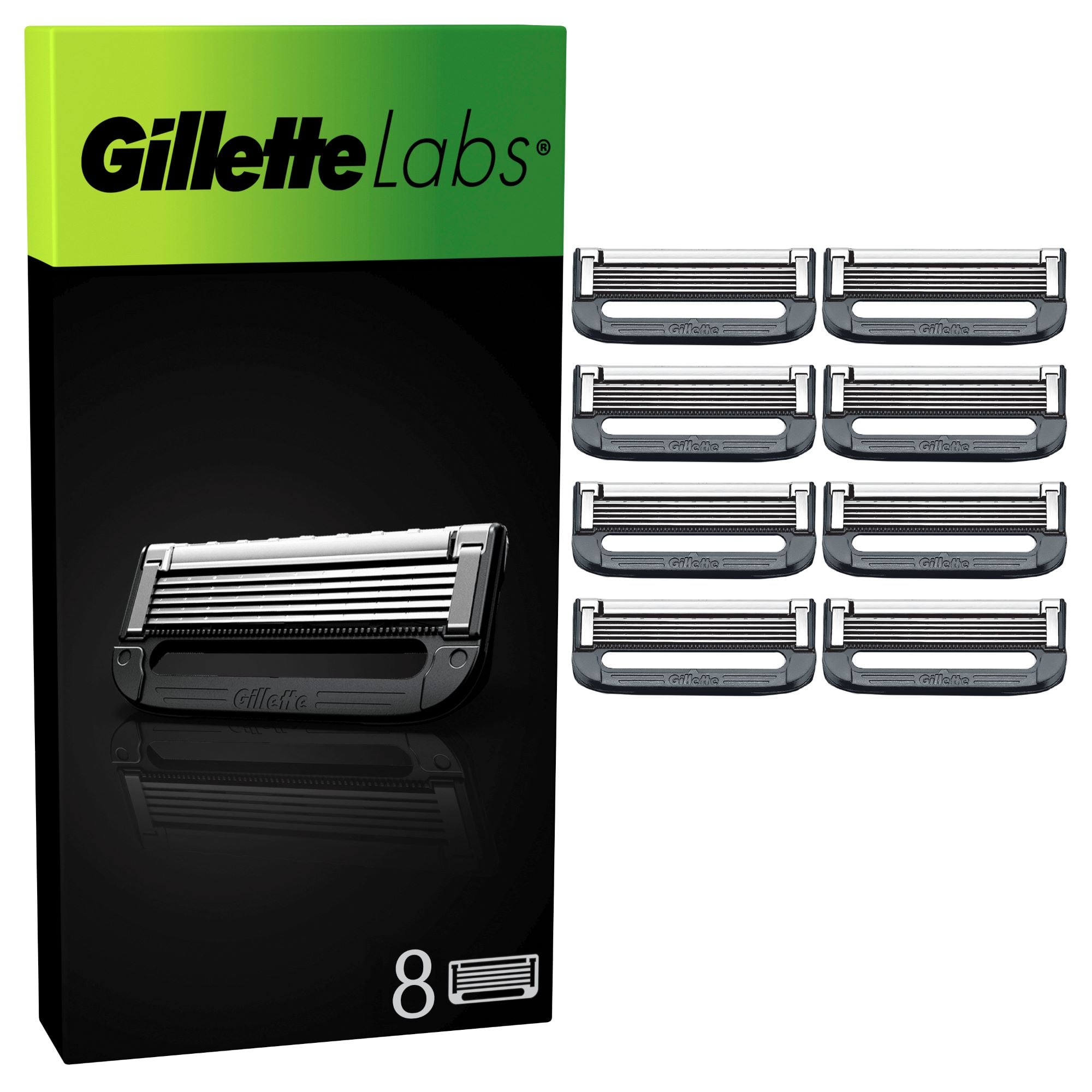 Gillette Labs Borotvabetétek Férfi Borotvához, 8 db