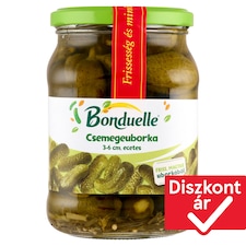 Bonduelle ecetes csemegeuborka 3-6 cm 550 g