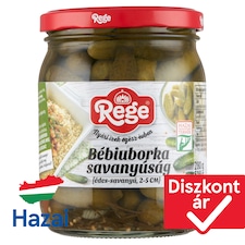 Rege édes-savanyú bébiuborka savanyúság 2-5 cm 510 g