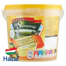 Rusa Savanyúság káposztával töltött savanyú paprika édesítőszerrel 900 g