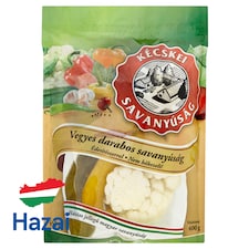 Kécskei Savanyúság vegyes darabos savanyúság 650 g
