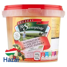 Rusa Savanyúság csípős, káposztával töltött savanyú paprika édesítőszerrel 900 g